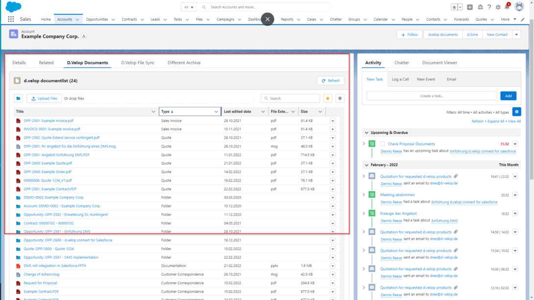 Salesforce Collaboration – Enhanced Through DMS | d.velop blog