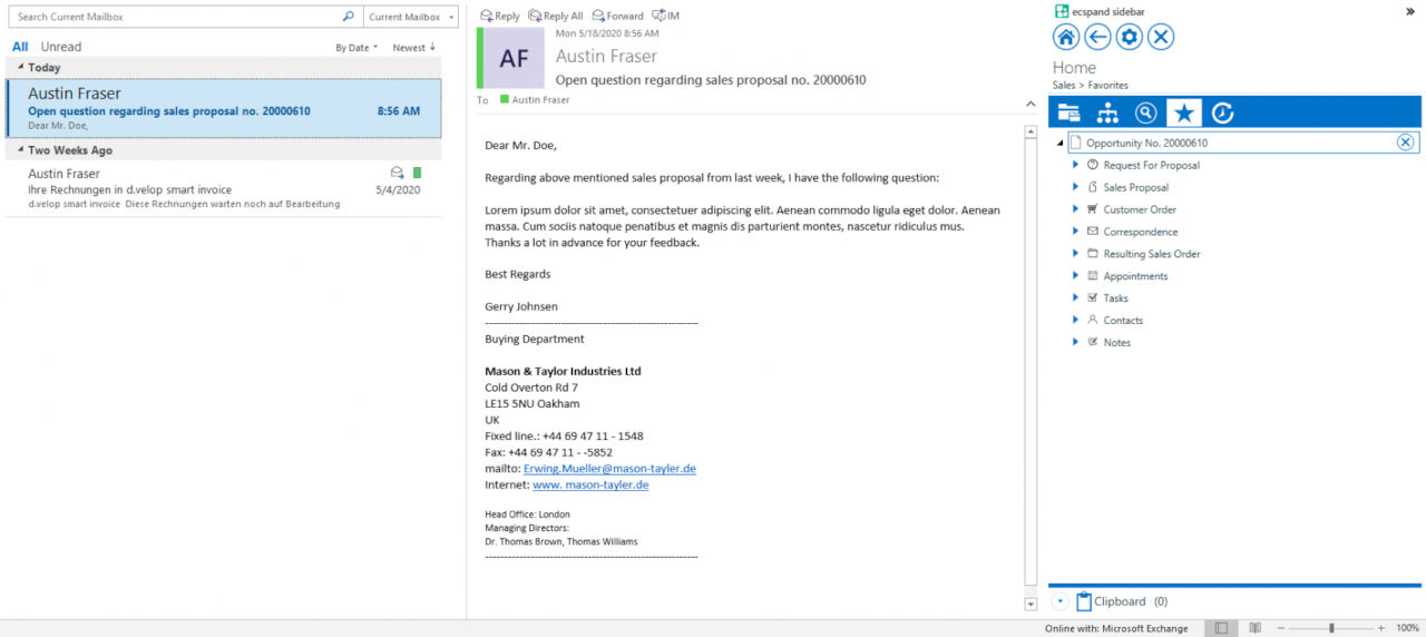 ms outlook sharepoint integration